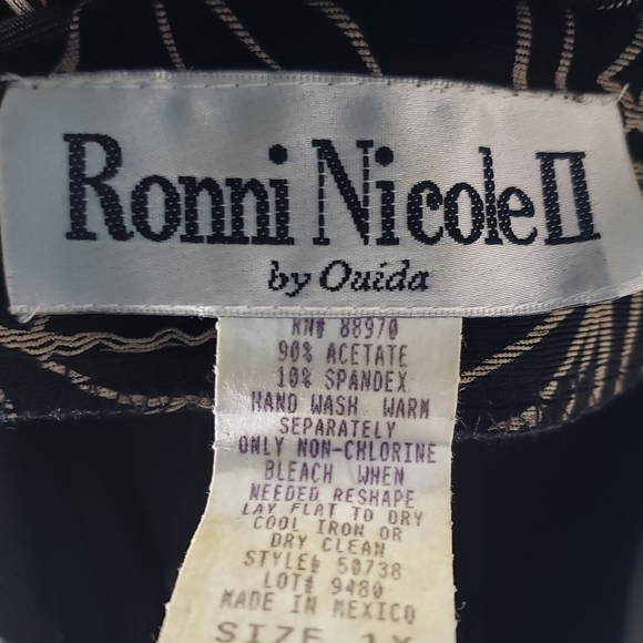 RONNI NICOLE by Ouida Short Sleeve Jacket Size 1X - Picture 8 of 9